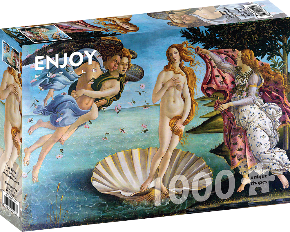 1000 Pieces Jigsaw Puzzle - Sandro Botticelli: The Birth of Venus (1194)
