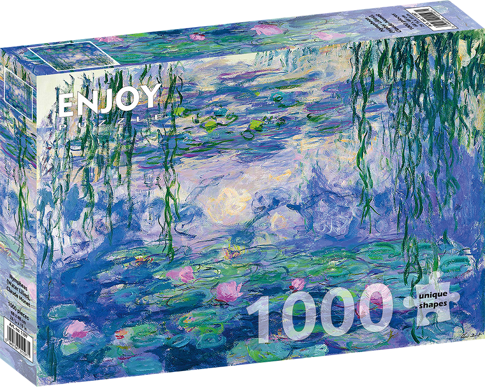 1000 Pieces Jigsaw Puzzle - Claude Monet: Nympheas (Water Lilies) (1197)