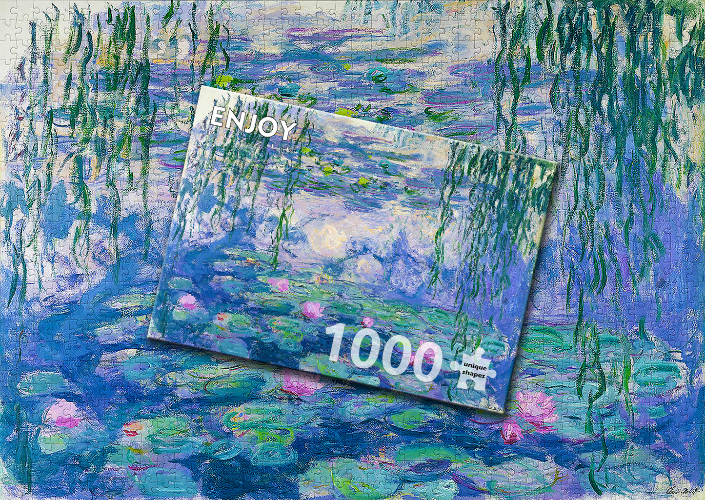 1000 Pieces Jigsaw Puzzle - Claude Monet: Nympheas (Water Lilies) (1197)