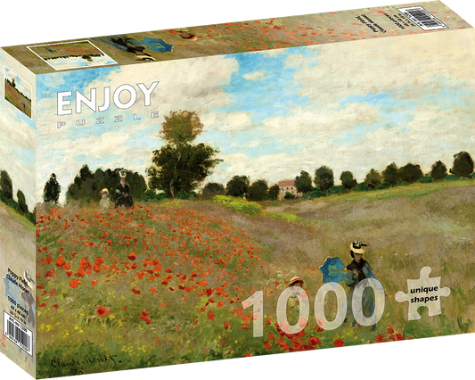 1000 Pieces Jigsaw Puzzle - Claude Monet: Poppy Field (1200)