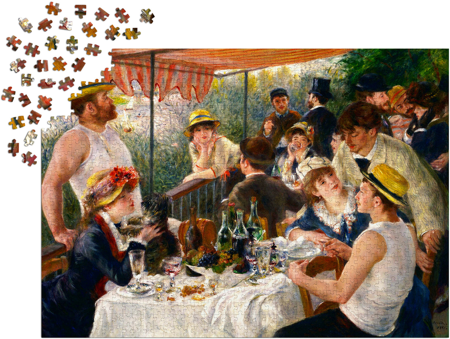 1000 Pieces Jigsaw Puzzle - Auguste Renoir: Luncheon of the Boating Party (1203)