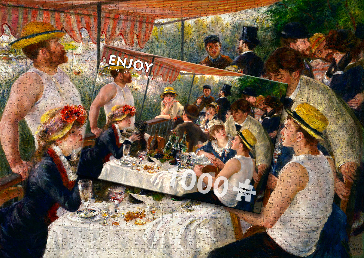 1000 Pieces Jigsaw Puzzle - Auguste Renoir: Luncheon of the Boating Party (1203)