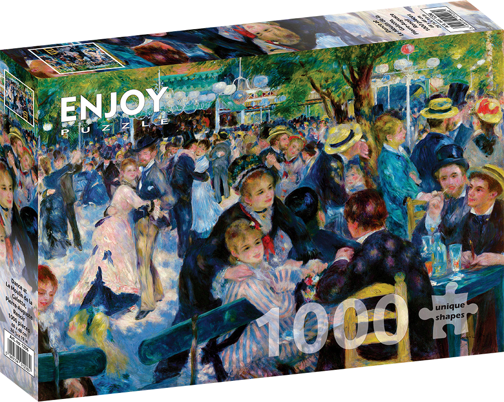 1000 Pieces Jigsaw Puzzle - Auguste Renoir: Dance at Le Moulin de la Galette (1206)