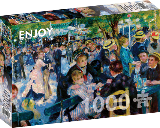 1000 Pieces Jigsaw Puzzle - Auguste Renoir: Dance at Le Moulin de la Galette (1206)