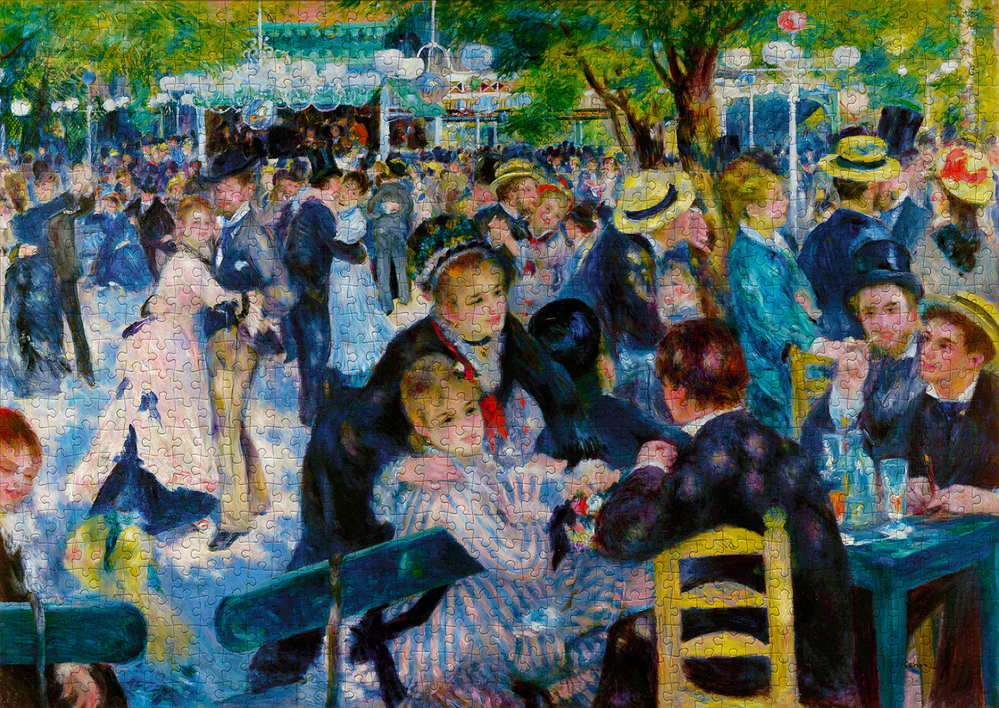 1000 Pieces Jigsaw Puzzle - Auguste Renoir: Dance at Le Moulin de la Galette (1206)