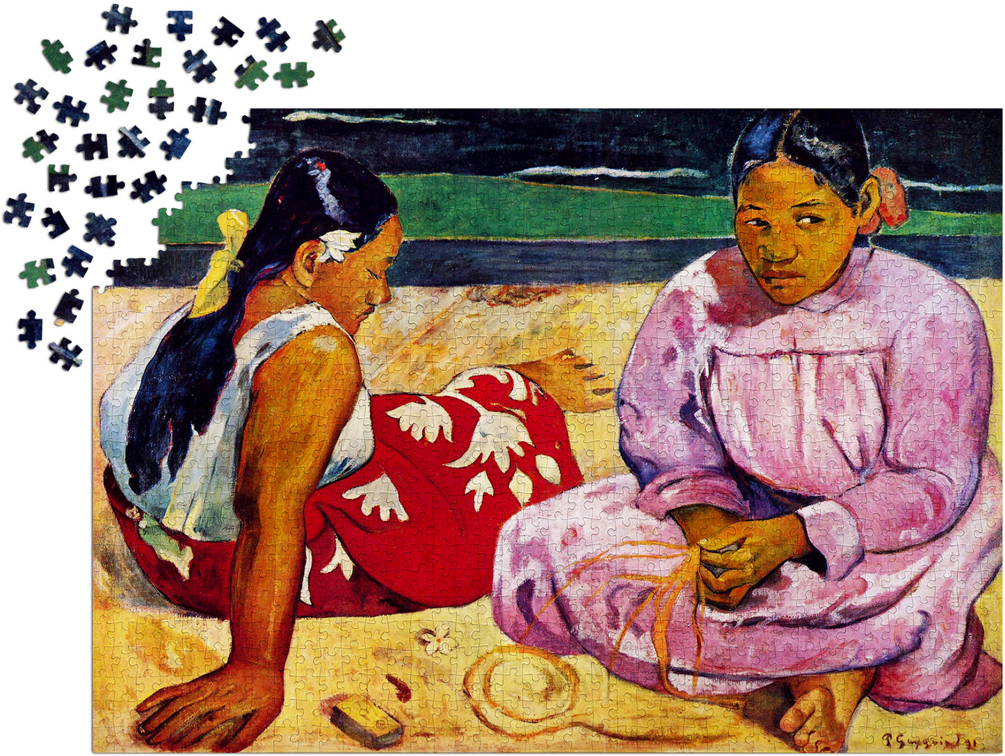 1000 Pieces Jigsaw Puzzle - Paul Gauguin: Tahitian Women on the Beach (1209)