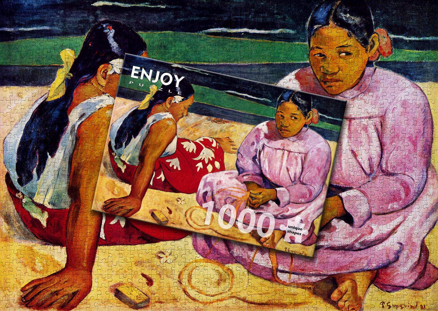 1000 Pieces Jigsaw Puzzle - Paul Gauguin: Tahitian Women on the Beach (1209)