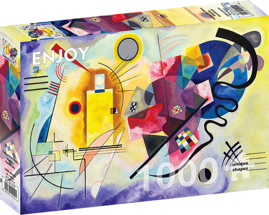 1000 Pieces Jigsaw Puzzle - Vassily Kandinsky: Yellow Red Blue (1212)
