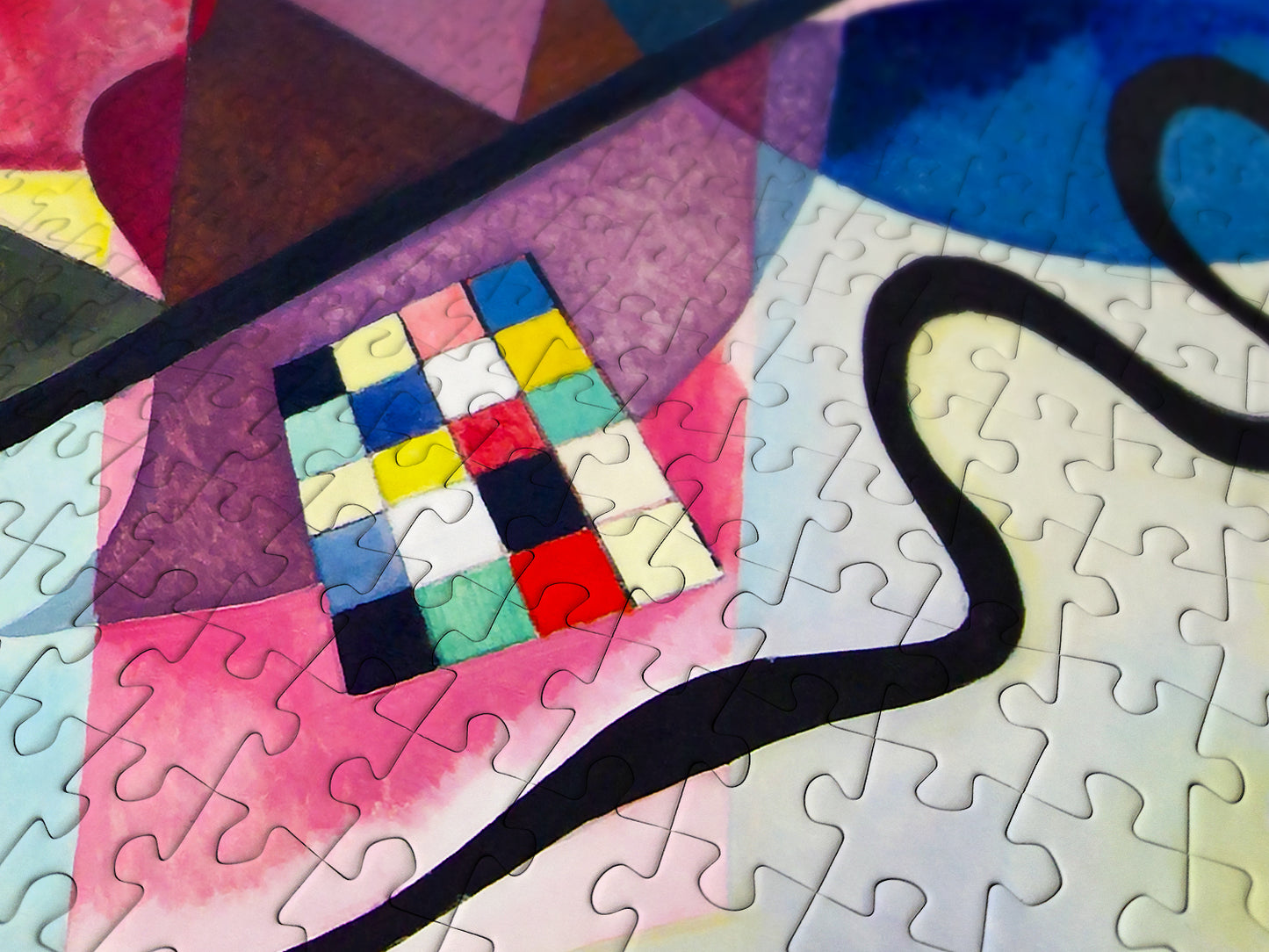 1000 Pieces Jigsaw Puzzle - Vassily Kandinsky: Yellow Red Blue (1212)
