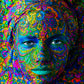1000 Pieces Jigsaw Puzzle - Woman with Color Art Makeup (1224)