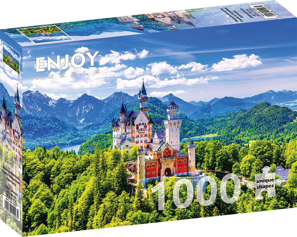 1000 Pieces Jigsaw Puzzle - Neuschwanstein Castle in Summer (1227)