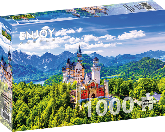 1000 Pieces Jigsaw Puzzle - Neuschwanstein Castle in Summer (1227)
