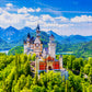 1000 Pieces Jigsaw Puzzle - Neuschwanstein Castle in Summer (1227)