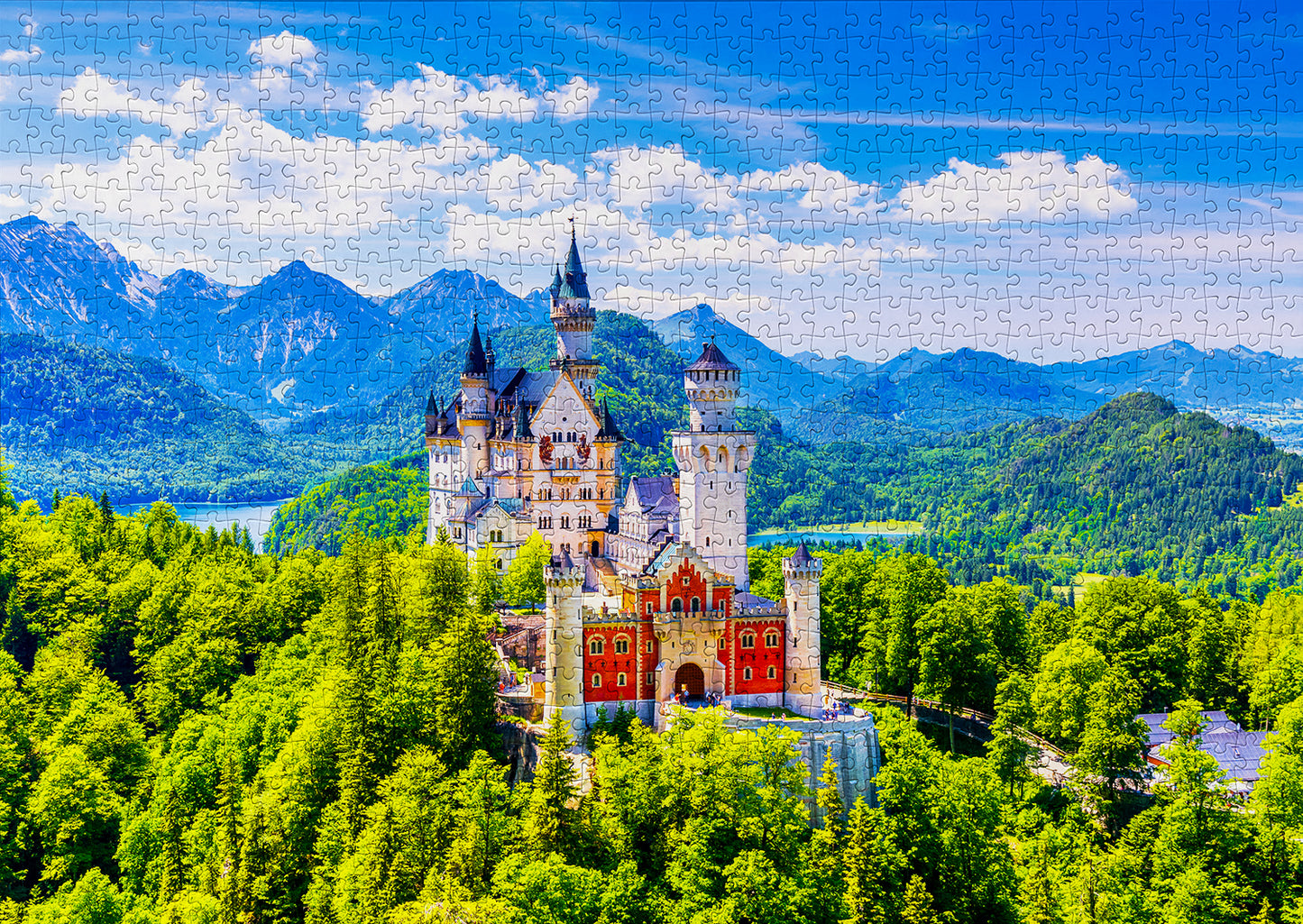 1000 Pieces Jigsaw Puzzle - Neuschwanstein Castle in Summer (1227)