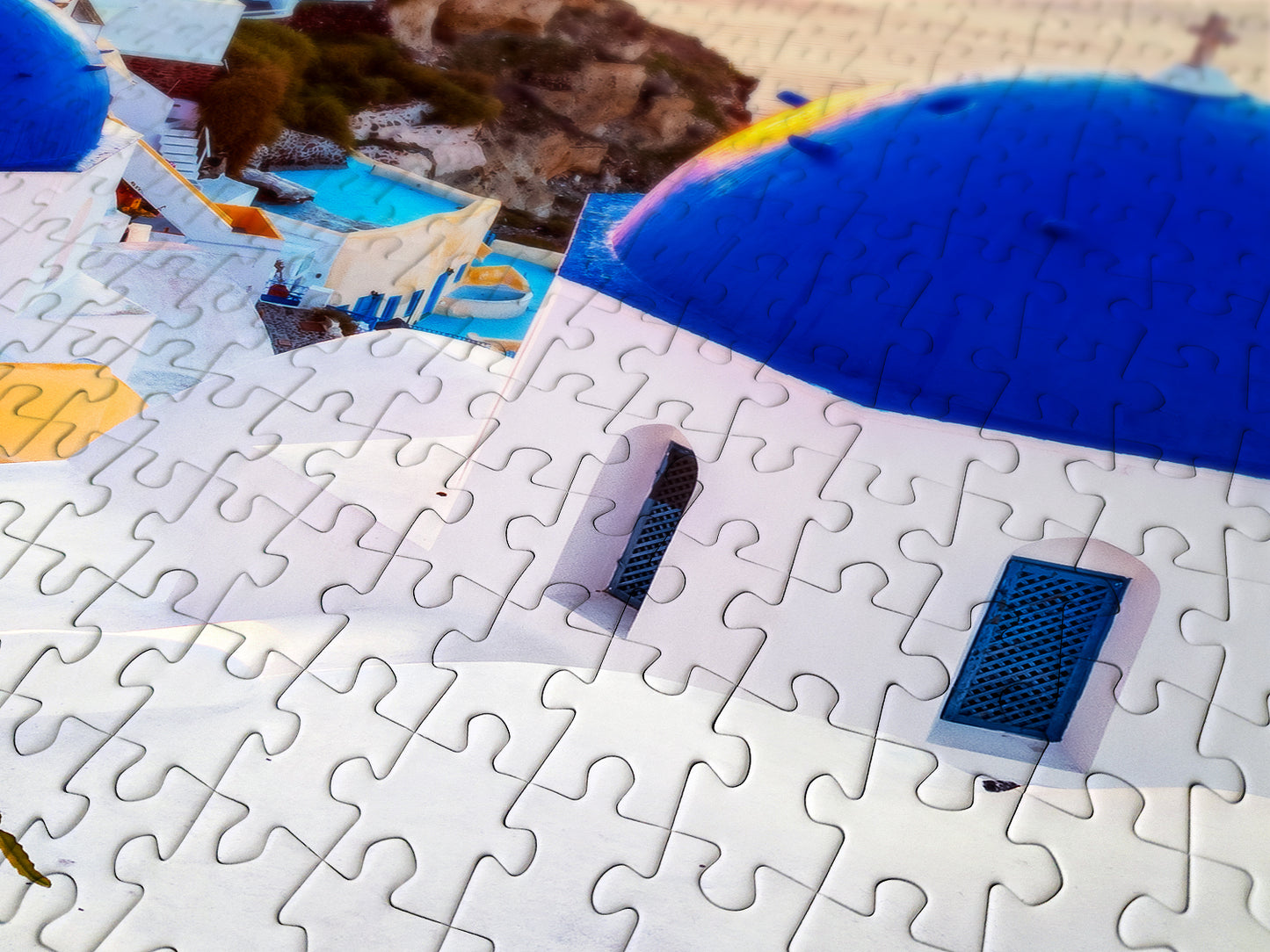 1000 Pieces Jigsaw Puzzle - Sunrise over Santorini (1230)