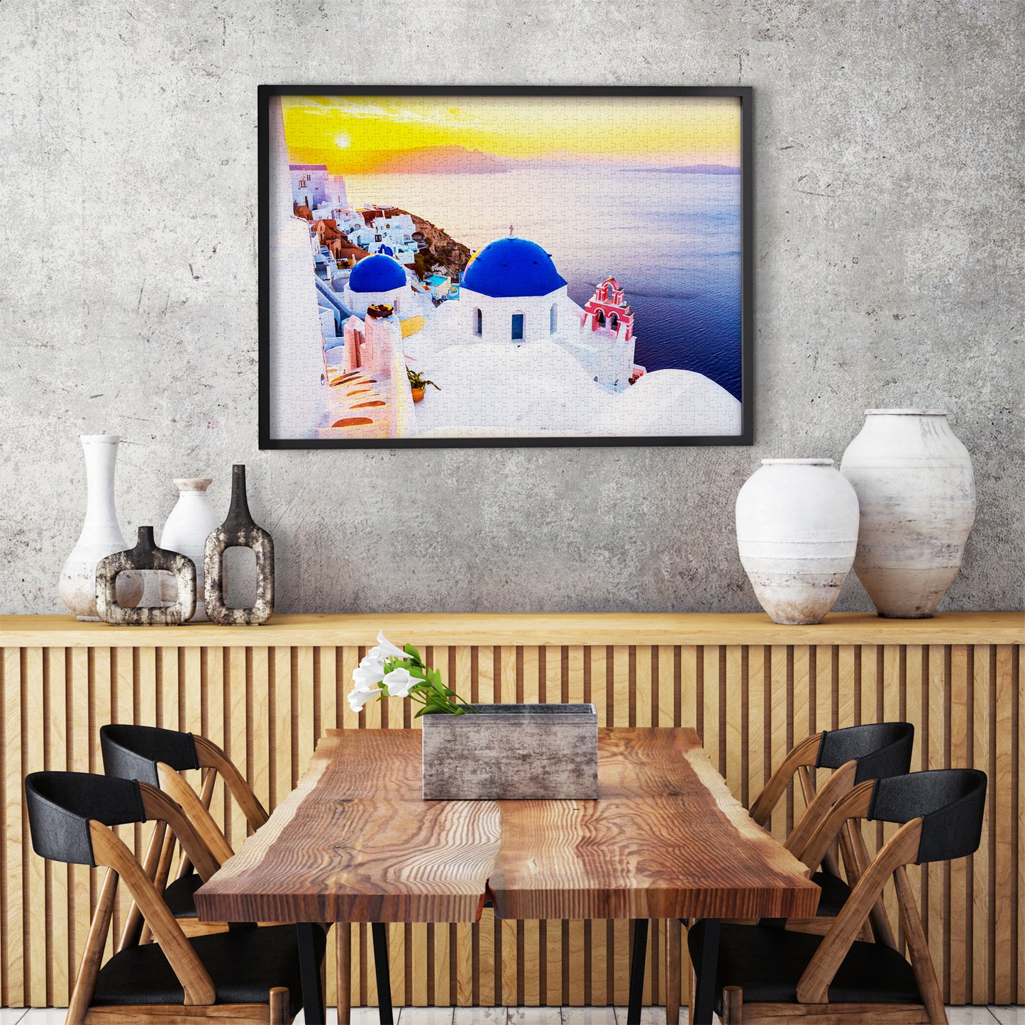 1000 Pieces Jigsaw Puzzle - Sunrise over Santorini (1230)