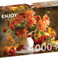 1000 Pieces Jigsaw Puzzle - Still Life with Orange Dahlias (1233)