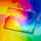 1000 Pieces Jigsaw Puzzle - Rainbow Gradient Poligonal Swirl (1239)