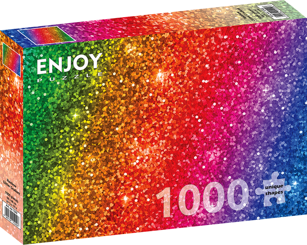 1000 Pieces Jigsaw Puzzle - Rainbow Glitter Gradient (1242)