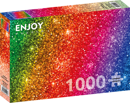 1000 Pieces Jigsaw Puzzle - Rainbow Glitter Gradient (1242)