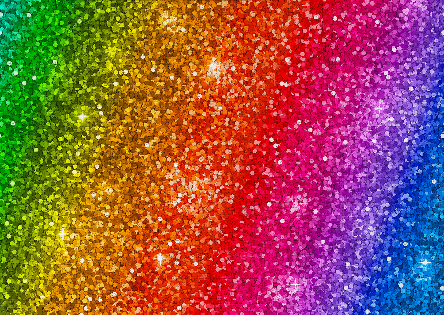 1000 Pieces Jigsaw Puzzle - Rainbow Glitter Gradient (1242)