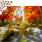 1000 Pieces Jigsaw Puzzle - Autumn Waterfall (1245)