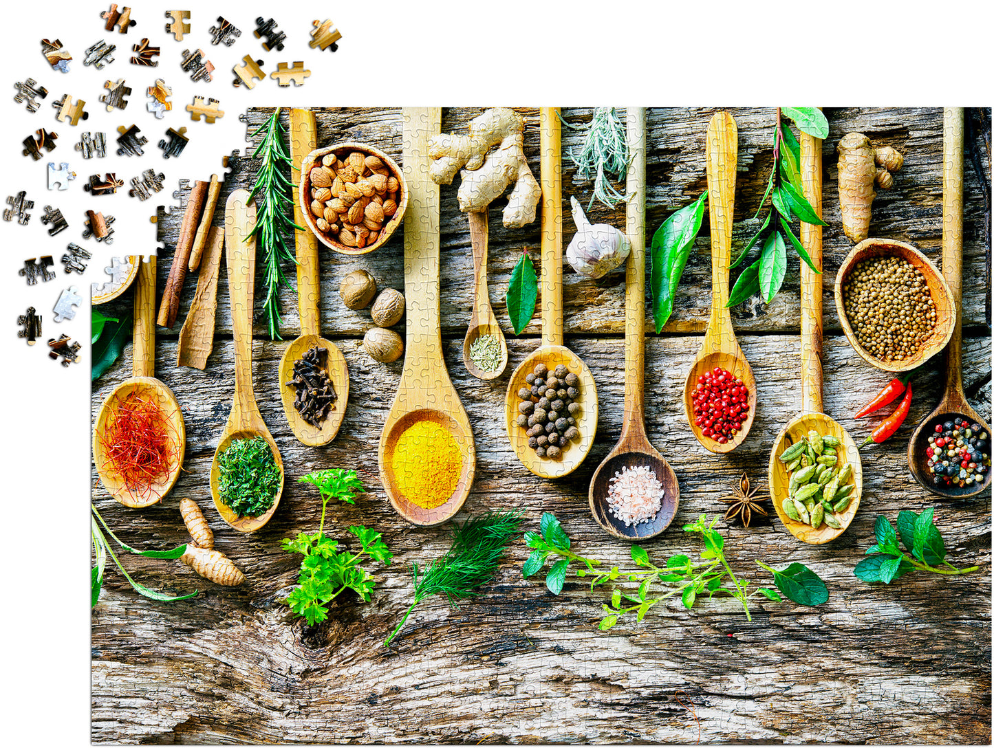 1000 Pieces Jigsaw Puzzle - Herbs and Spices (1254)