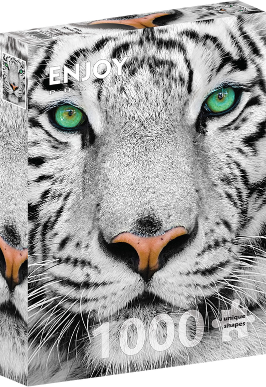 1000 Pieces Jigsaw Puzzle - White Siberian Tiger (1257)