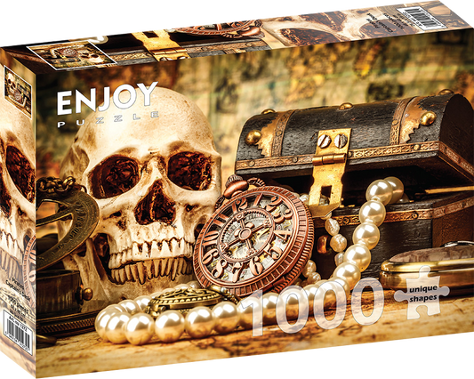 1000 Pieces Jigsaw Puzzle - Pirates Captain's Desk (1272)