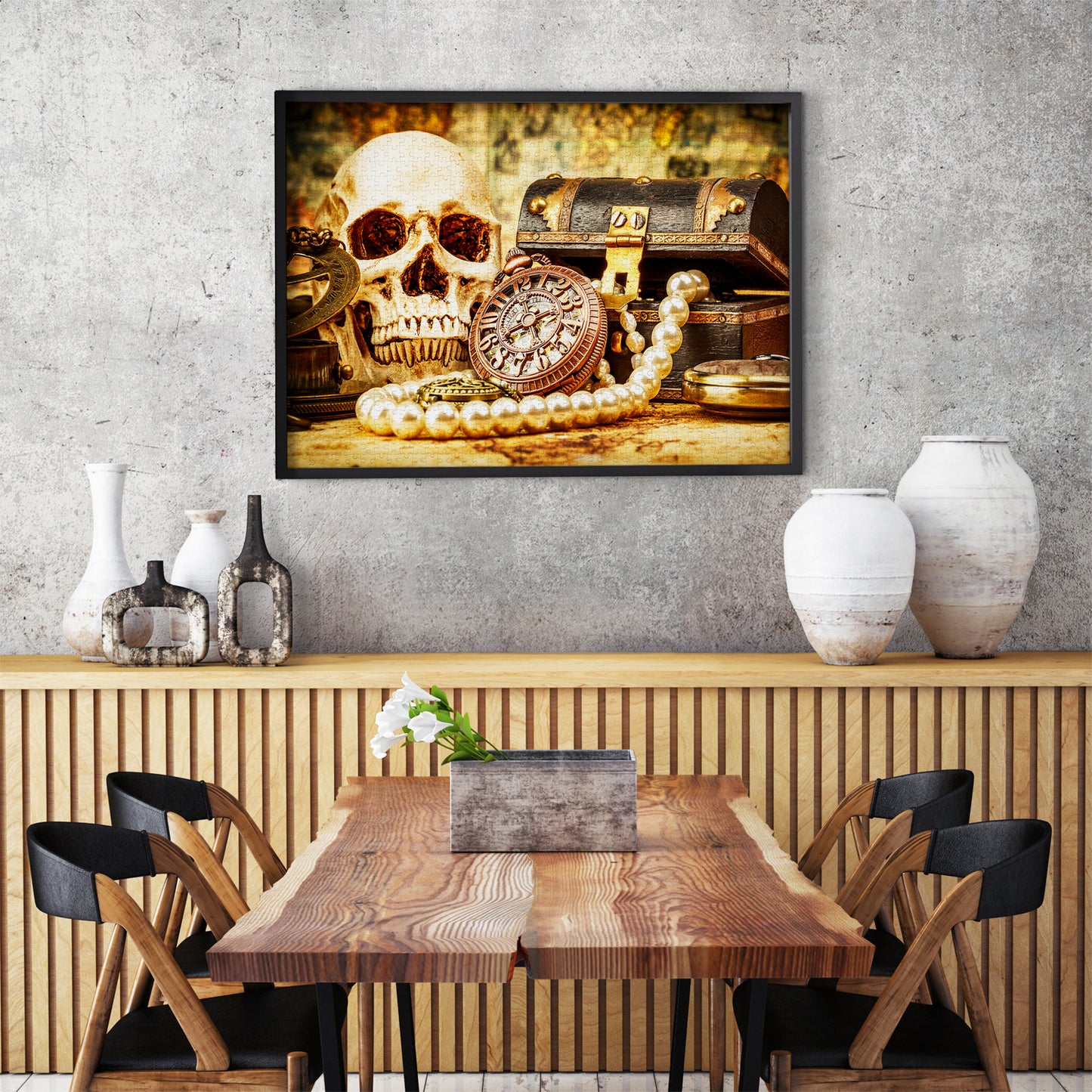 1000 Pieces Jigsaw Puzzle - Pirates Captain's Desk (1272)