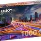 1000 Pieces Jigsaw Puzzle - Shanghai Downtown at Night (1275)
