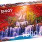 1000 Pieces Jigsaw Puzzle - Thee Lor Su Waterfall in Autumn (1287)
