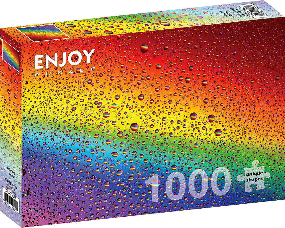 1000 Pieces Jigsaw Puzzle - Rainbow Drops (1296)