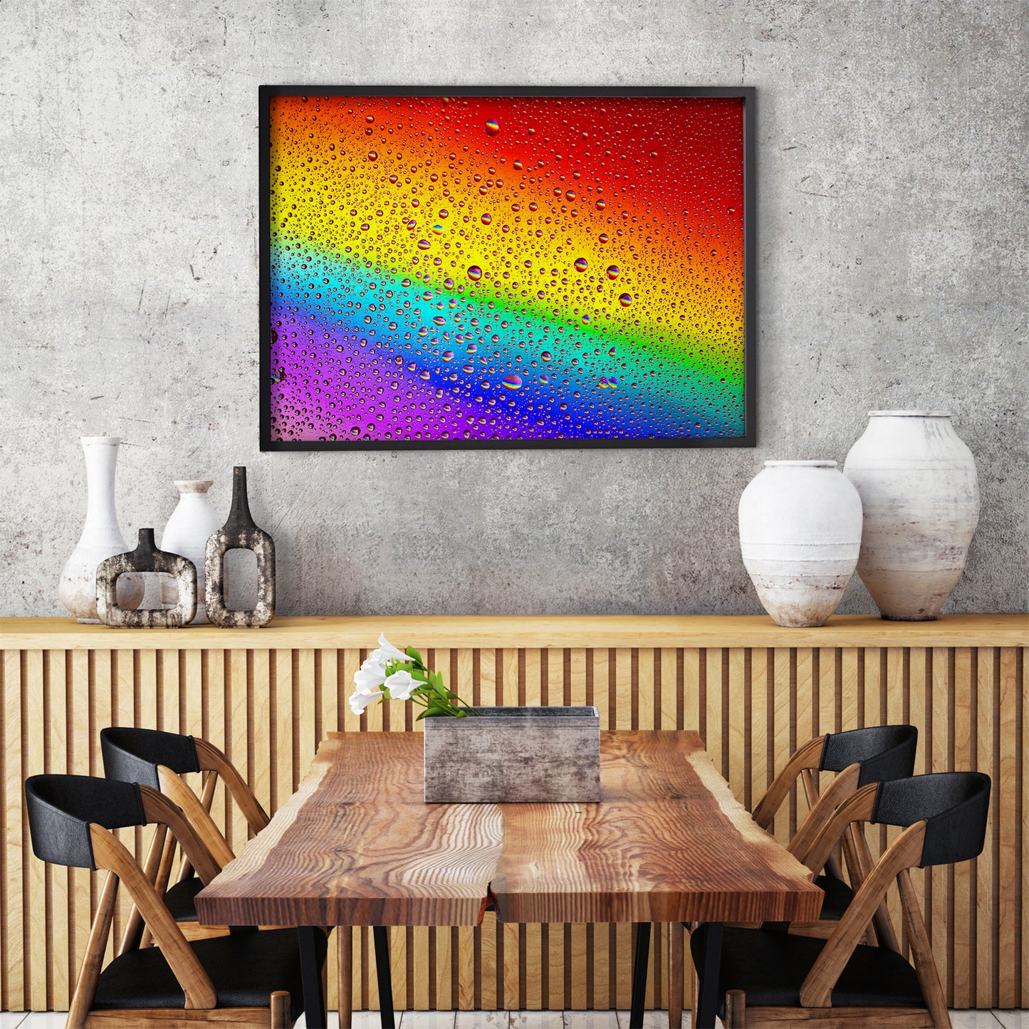 1000 Pieces Jigsaw Puzzle - Rainbow Drops (1296)
