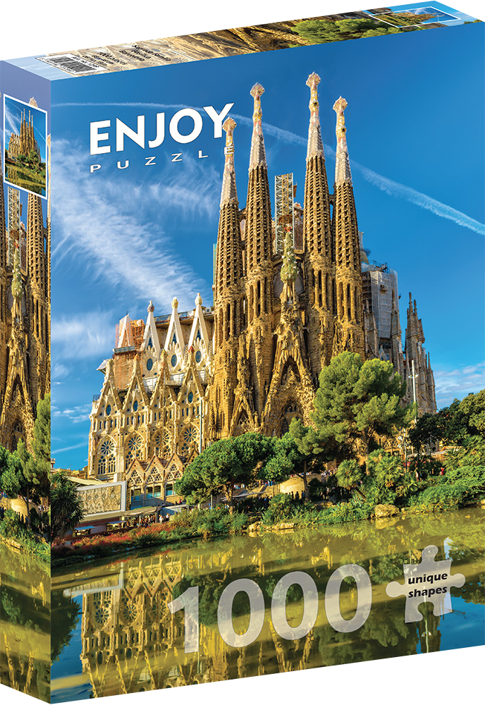 1000 Pieces Jigsaw Puzzle - Sagrada Familia Basilica (1299)
