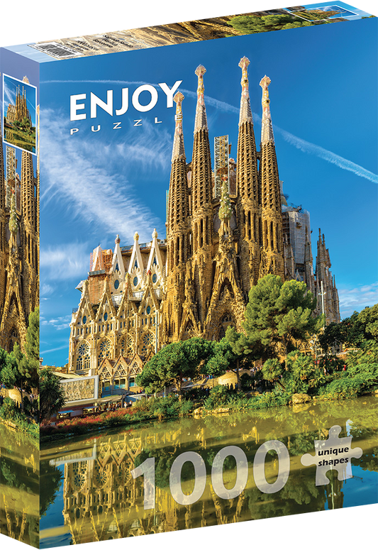 1000 Pieces Jigsaw Puzzle - Sagrada Familia Basilica (1299)