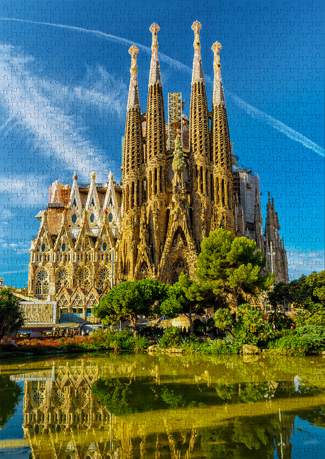 1000 Pieces Jigsaw Puzzle - Sagrada Familia Basilica (1299)