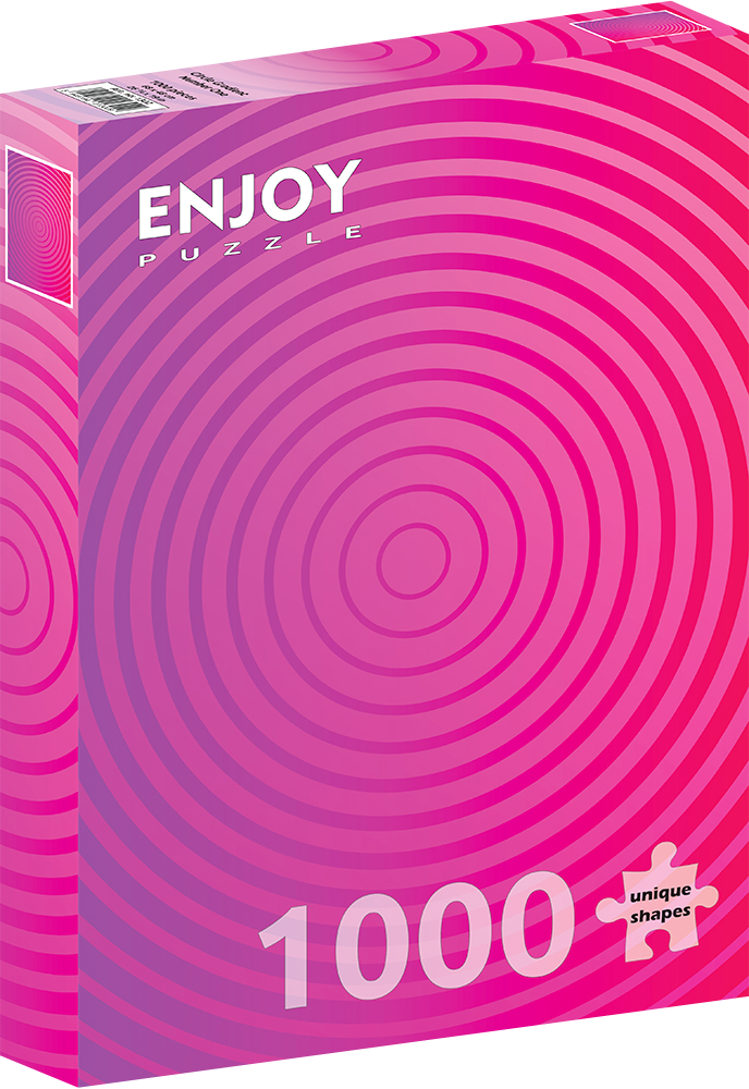 1000 Pieces Jigsaw Puzzle - Circle Gradient Number One (1302)