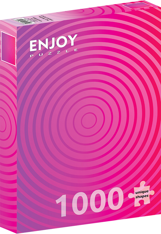 1000 Pieces Jigsaw Puzzle - Circle Gradient Number One (1302)