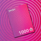 1000 Pieces Jigsaw Puzzle - Circle Gradient Number One (1302)