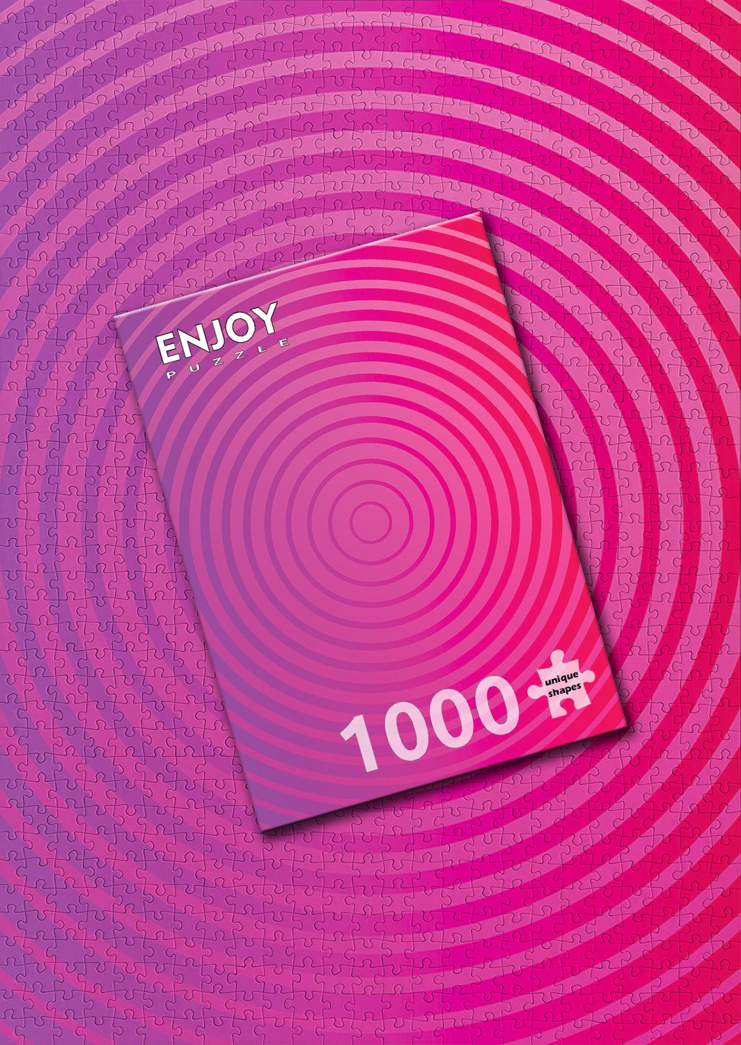 1000 Pieces Jigsaw Puzzle - Circle Gradient Number One (1302)