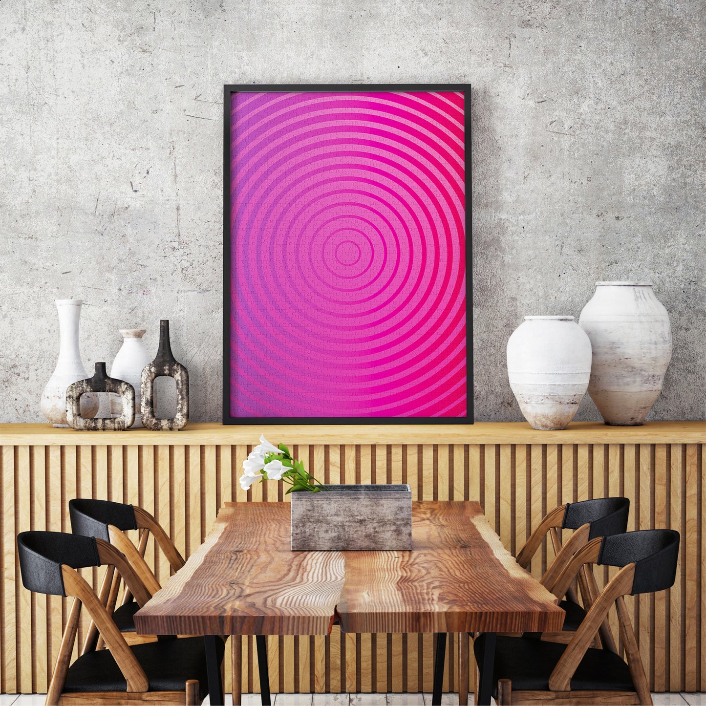 1000 Pieces Jigsaw Puzzle - Circle Gradient Number One (1302)