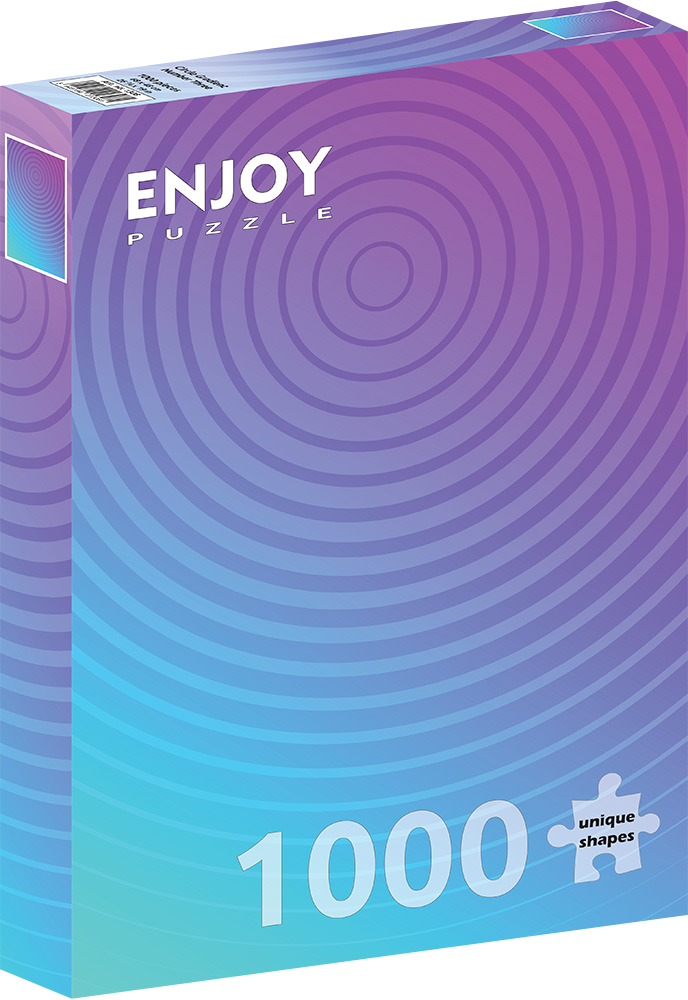 1000 Pieces Jigsaw Puzzle - Circle Gradient Number Three (1308)