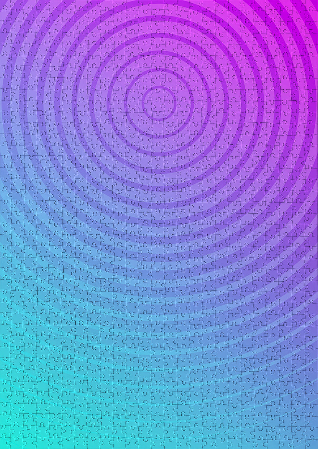 1000 Pieces Jigsaw Puzzle - Circle Gradient Number Three (1308)