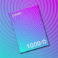 1000 Pieces Jigsaw Puzzle - Circle Gradient Number Three (1308)