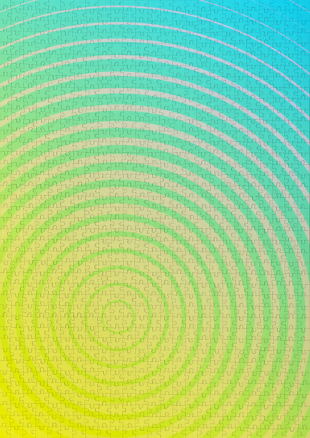 1000 Pieces Jigsaw Puzzle - Circle Gradient Number Four (1311)