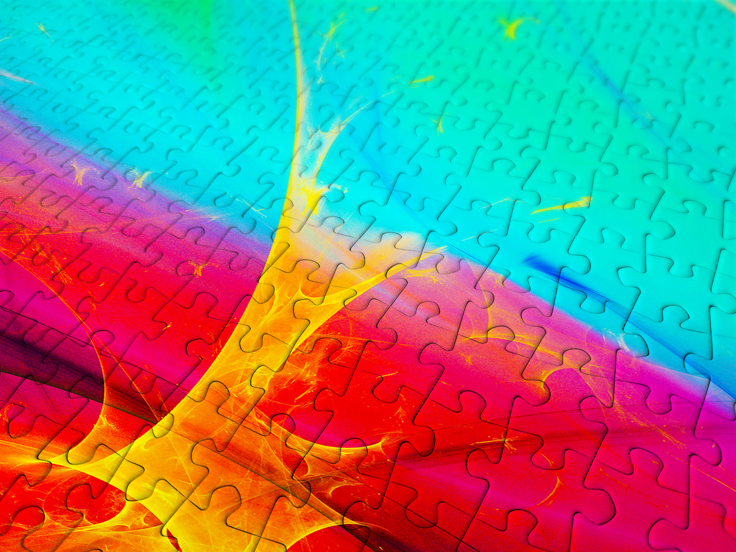 1000 Pieces Jigsaw Puzzle - Gradient Fractals (1314)