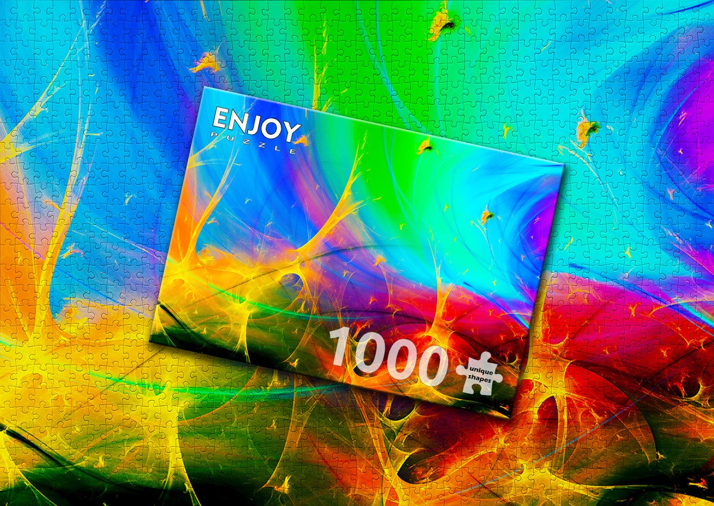 1000 Pieces Jigsaw Puzzle - Gradient Fractals (1314)