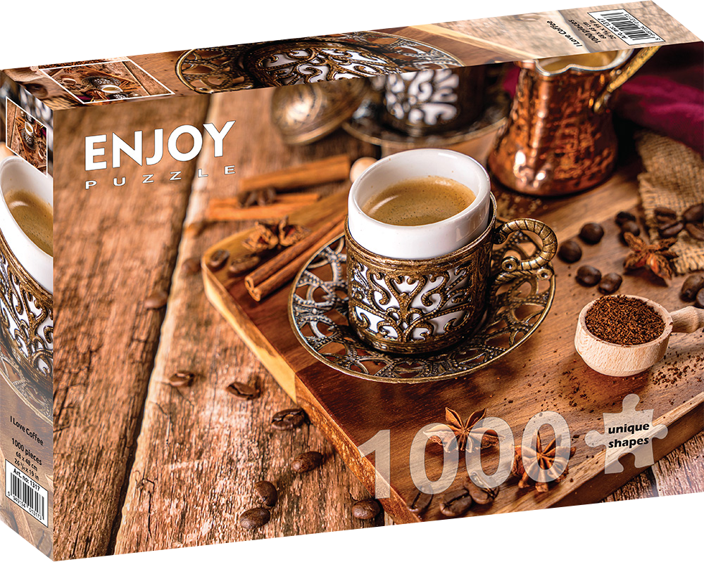 1000 Pieces Jigsaw Puzzle - I Love Coffee (1317)