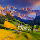 1000 Pieces Jigsaw Puzzle - Church in Dolomites Mountains (1320)